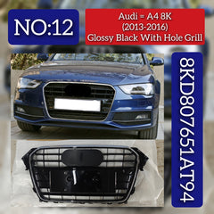 Show Grill 8KD807651AT94 Compatible With AUDI A4 8K (2013-2016) Tag No.12