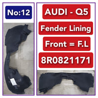 Front Left Fender Liner 8R0821171 8R0821171F 8R0821171E 8R0821171G Compatible With AUDI Q5 8R (2009-2015) Tag-FEA-12