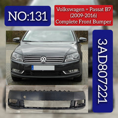 Front Bumper 3AD807221 Compatible With Volkswagen PASSAT B7 (362) Tag No131