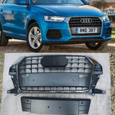 Show Grill 8U0853651M & LICENCE PLATE 8U087285P Compatible With AUDI Q3 (2016-2019) Tag No.131