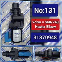 Water Control Valves 31370948 BM5Z8C605A BM5Z8C605BD BM5Z8C605C Compatible With VOLVO S60/V40 Tag No.131