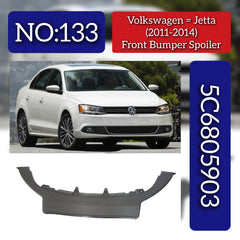 Front Bumper Spoiler 5C6805903 Compatible With Volkswagen For JETTA Tag No.133
