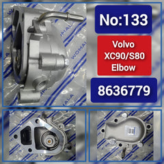 Thermostat Housing Assembly 8636779 272335 9125406 Compatible With VOLVO XC90/S80 Tag No,133