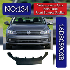 Front Bumper Spoiler 16D805903B Compatible With Volkswagen For JETTA Tag No.134