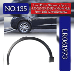 Front Wheel Eyebrow Without Hole Right LR061972 & Left LR061973 Compatible With Land Rover Discovery Sport - L550 (2015-2019) Tag No.135 & 136