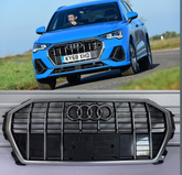 Show Grill Compatible With Audi Q3(2019-23) Original Black