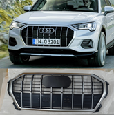 Glossy Grey Show Grill 83G853651APRN4 83G853651ARN4 Compatible With Audi Q3 83G (2019-2024) Tag No.136
