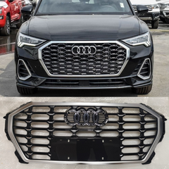 S-Line Silver Show Grill 83G853651BRN4 Compatible With Audi Q3 83 (2020-2024) Tag No.137