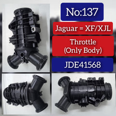 Throttle Valve Air JDE41568 Compatible With JAGUAR XF & XJL Tag No,137