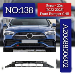 Front Bumper Grill 2068850602 Compatible With Mercedes-Benz C-CLASS W206 (2022-2025) Tag No.138