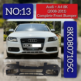 Front Rear Bumper 8K0807105C Compatible With AUDI A4 B8 (8K2) | A4 / S4 (2008-2011) No:- 13
