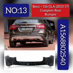 Rear Bumper A1568802540 Compatible With MERCEDES-BENZ GLA-Class (W156) (2013-2017) Tag No.13