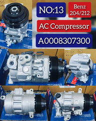 AC Compressor A0008307300 A0022303111 A0022305011 A0022307311 Compatible With MERCEDES-BENZ C-CLASS (W204) & CLS (C218) & E-CLASS (W212)