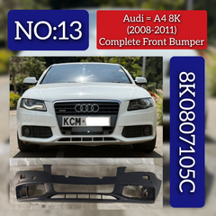 Front Rear Bumper 8K0807105C 8K0807105CGRU Compatible With AUDI A4 B8 (8K2) | A4 / S4 (2008-2011) No:- 13