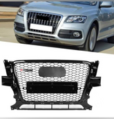 Show Grill Compatible With Audi Q5(2008-11) RSQ5 Black Chrome