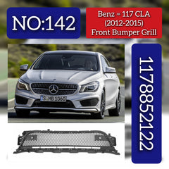 Front Bumper Grill 1178852122 Compatible With Mercedes-Benz CLA-CLASS W117 (2012-2015) Tag No.142