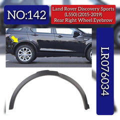 Rear Wheel Eyebrow Right LR076034 & Left LR076036 Compatible With Land Rover Discovery Sport - L550 (2015-2019) Tag No. 141 & 142