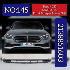 Front Bumper Lower Grill 2138851603 Compatible With Mercedes-Benz E-CLASS W213 (2020-2024) Tag No.145