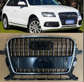 Show Grill Compatible With Audi Q5 (2013-17) Original Black Chrome