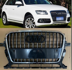 Show Grill Compatible With Audi Q5 (2013-17) Original Black Chrome