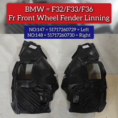 Front Fender Linning Left 51717260729 Compatible With BMW F32/F33/F36  Tag No.147