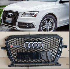 Show Grill Compatible With Audi Q5 (2013-17) RSQ5 Black Chrome