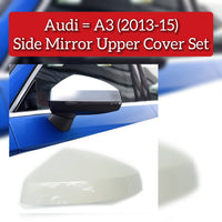 Side Mirror Cover Left & Right Compatible With AUDI A3 2013-2015