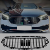 LCI Maybach Silver Chrome Show Grill Compatible With Mercedes Benz E-Class W213 (2021-2023) Tag 78