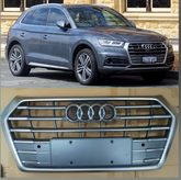 Show grill Compatible With Audi Q5 (2018-20) Original Grey