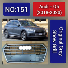 Show grill Compatible With Audi Q5 (2018-2020) Original Grey Tag No.151