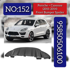 Front Bumper Lower Air Deflector Spoiler 95850506100 Compatible With PORSCHE CAYENNE 2011-2014 Tag No.152