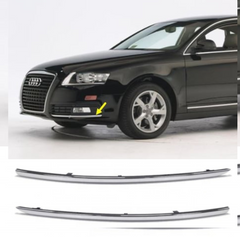 Front Bumper Stripe Left 4F0853065A & Right 4F0853066A Compatible With Audi (A6) (C6) (2008-2011) Tag No.153