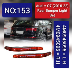 Rear Bumper Reflector Left 4M0945095 & Right 4M0945096 Compatible With AUDI Q7 4M