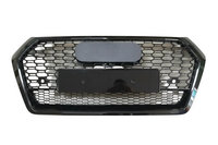 RSQ5 Full Black Honeycomb Show Grill Compatible With Audi Q5 (2018-2020) Tag No.153