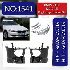Fog Lamp Bracket Left 51117266197 & Right 51117266198 Compatible With BMW 3 Series (F30, F80) 2012-2015 Tag No.1541
