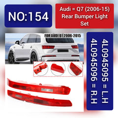 Rear Bumper Reflector Compatible With AUDI Q7 4LB Rear Bumper Reflector Left 4L0945095 & Right 4L0945096 Tag-RB-154