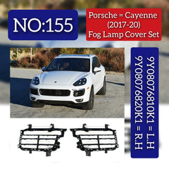 Fog Lamp Cover Compatible With PORSCHE CAYENNE 2020 Fog Lamp Cover Left 9Y08076810K1 & Right 9Y08076820K1