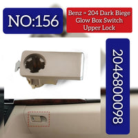 Dark Biege Glove Box Switch upper Look 2046800098 2126801498 Compatible With Mercedes & Mercedes Benz & C CLASS W204 2007-2015 Tag.156