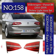 Dicky Light Left 3GD945307 Right 3GD945308 Compatible With VW PASSAT B8 (2015-2019) No.158