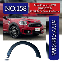 Front Right Wheel Eyebrow 51777389366 Compatible With Mini Cooper Countryman - F60 (2016-2022) Tag No.158