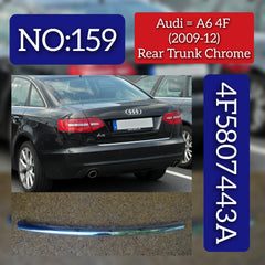 Rear Trunk Chrome 4F5807443A Compatible With Audi A6 4F (2009-2012) Tag No.159