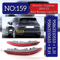 Rear Bumper Reflector Compatible With PORSCHE CAYENNE 92A Rear Bumper Reflector Left 95863110510 & Right 95863110610 Tag-RB-159