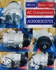 AC Compressor A0008303701 0008303701 Compatible With Mercedes & Mercedes Benz & GLS W166 2016-2019 Tag.15