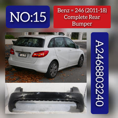 Rear Bumper A2468803240 Compatible With MERCEDES-BENZ B-Class (W246) ((2011-2018) Tag No.15