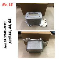 Oil Cooler 059117021K for 2008-2011 Audi A4 A6 Q5 Q7 Tag-O-15