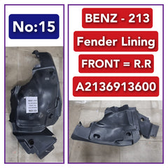 Rear Right Fender Liner A2136913600 Compatible With MERCEDES-BENZ E-CLASS W213 Tag-FEM-15