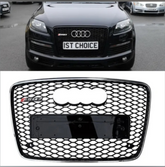 Show Grill Compatible With  Audi Q7(2010-15) RSQ7 Silver Chrome