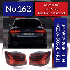 Tail Light Rear Lamp Left 4GD945095E 4G5945095E Right 4GD945096E 4G5945096E Compatible With AUDI & A6 C7 (4G2, 4GC) | A6 / S6 & A6 C7 Avant (4G5, 4GD) | A6 / S6 No.162