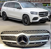 AMG Chrome Show Grill Compatible With Mercedes Benz GLS-Class W167 (2019-2023) Tag 91