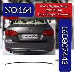 Rear Bumper Chrome 16D807443 Compatible With Volkswagen For JETTA Tag No.164